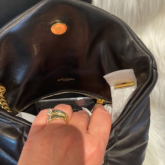❣️❣️❣️SOLD❣️❣️❣️SAINT LAURENT toy lou lou puffer bag ❤️BRAND NEW - Picture 4 of 13